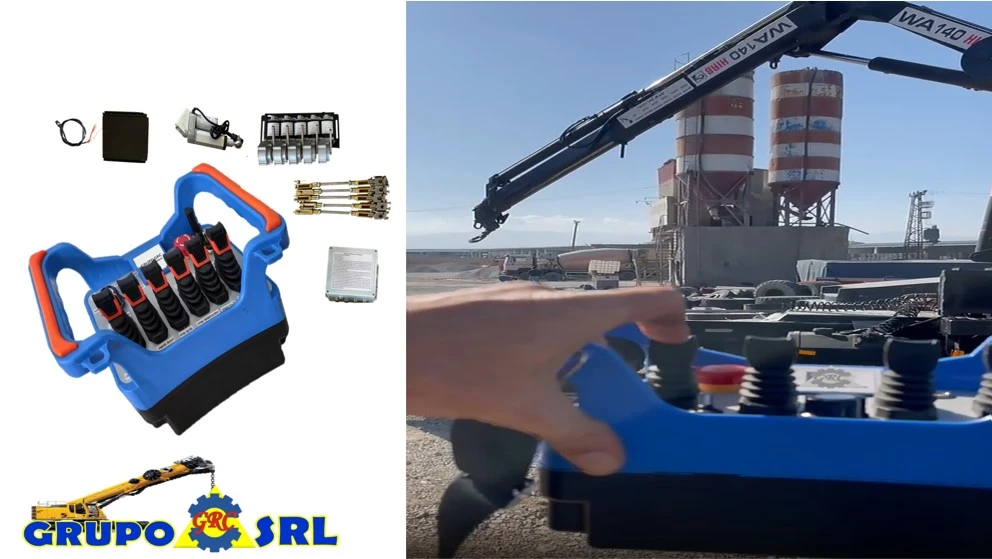 Controles a distancia para grua Hiab