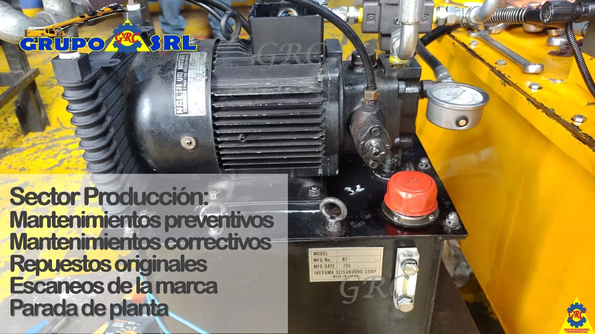 Reparacion de unidades hidraulicas